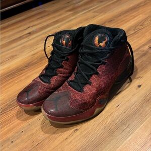 Air Jordan 30 Basketball Shoes - Red & Black